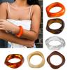 Elegant Acrylic Cuff Bracelet Unique Acrylic Bracelet Jewelry Versatile Bangles Accessory for Fashion Lovers