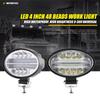 5.5 Inch Led Bar 12-24V Offroad 4x4 Led Work Light Bar Bright Addtional Spotlights Car Foggers for ATV UTV Truck SUV Motorcycle