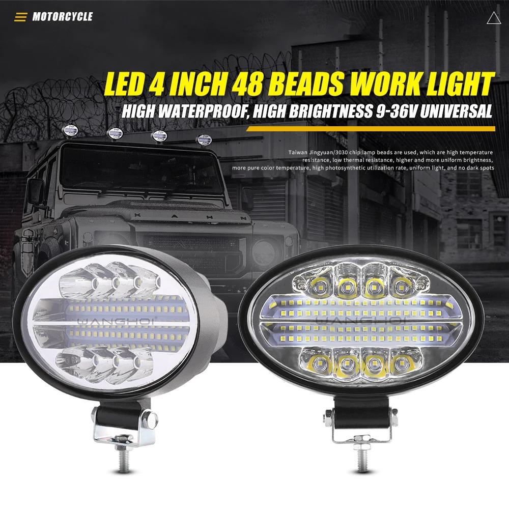 5.5 Inch Led Bar 12-24V Offroad 4x4 Led Work Light Bar Bright Addtional Spotlights Car Foggers for ATV UTV Truck SUV Motorcycle