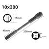 8-19mm Extra Long Socket Hex Nut Socket Wrenches Automobiles Repair Tools 1/2 Interface Wrench Extension Bar Hand Tools