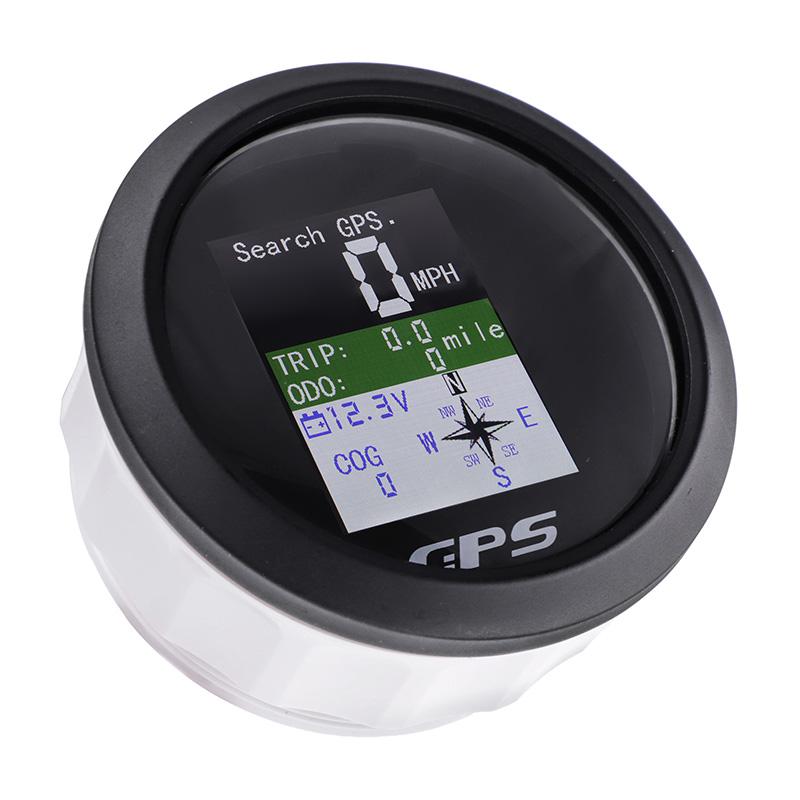 85mm GPS Speedometer Odometer Adjustable Trip ODO COG Voltmeter TFT Screen Speed Gauges For Motor Yacht Boat Car Outboard Engine