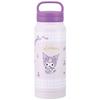 Insulated Stainless Steel Mug Bottle, 500ml, with Screw Handle, Sanrio Kuromi Plush Hug, STSC569508