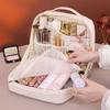 8098 Large Capacity Portable Makeup Bag For Travel Luxury Toiletry Organizer Double Layer Waterproof Cosmetic Case