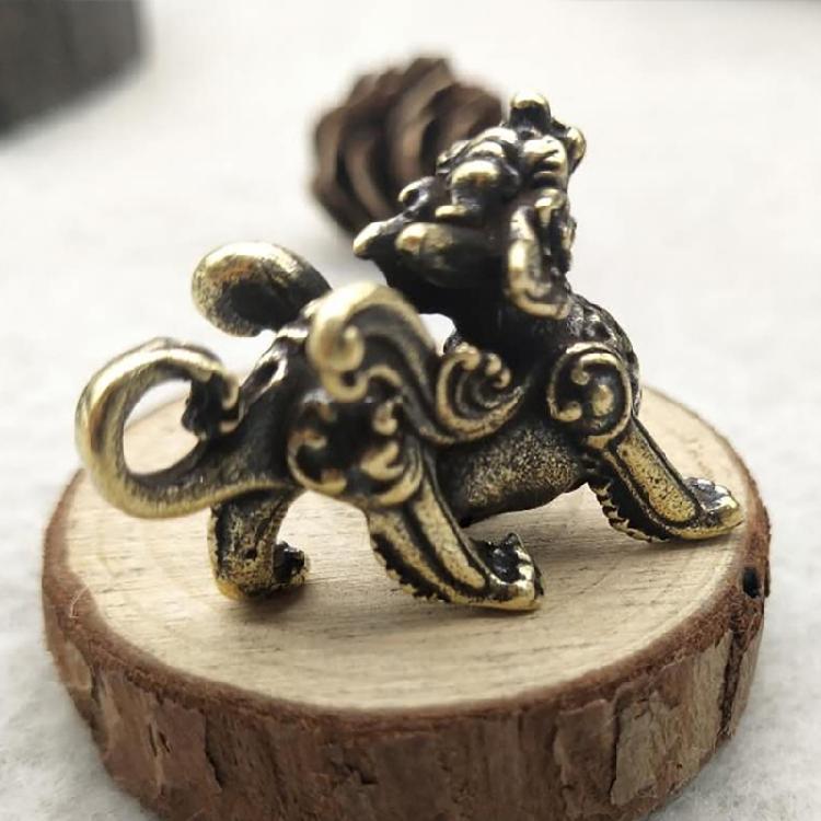 Symbolic Brass Fengshui Dragon Statue Figurine for Fengshui Wealth Gift