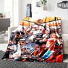 1 шт. М'яка фланелева ковдра Grand Theft Auto з дизайнерським принтом. Затишна ковдра для будь-якої пори року, ідеальна для дивана, ліжка, офісу