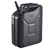 Metal Fuel Container, 20 L, Fuel Jerry Can with Spout and Comfort Handle, 6 L/min Max Flow Rate, Leakproof & Corrosion-resistant Metal Gas Tank Most