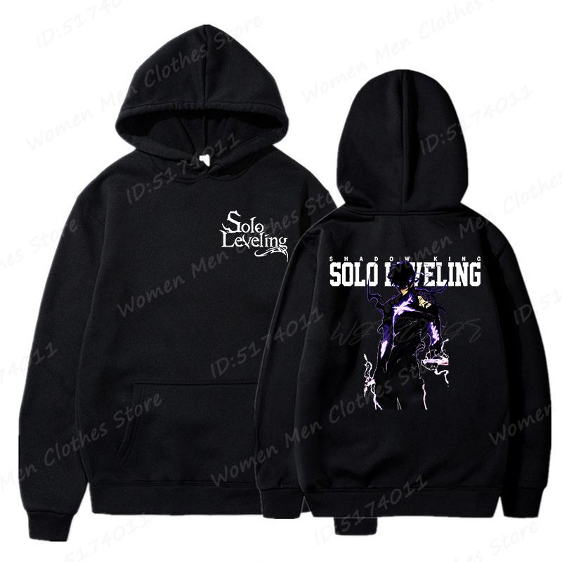 Hot Anime Lover Gift Jacket Solo Leveling Print Hoodies Men/Women Comic Sung Jinwoo Harajuku Hoodie Unisex Streetwear Pullovers