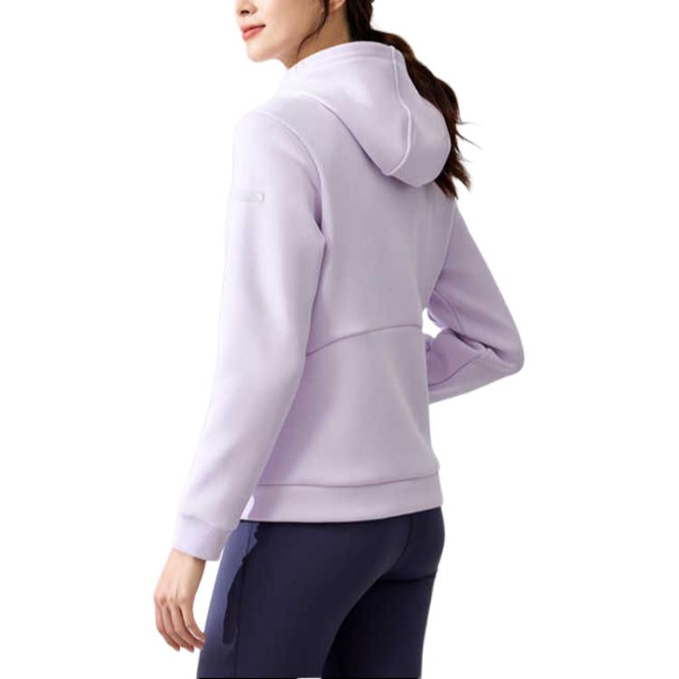 Anta Knitted Sports Warm Jacket Women Jackets Peach-Purple 162447717N-1