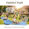 PVC Inflatable Beach Mat Moisture Proof Foldable Beach Sleeping Mat Portable Design Convenient Camping Lounger Travel