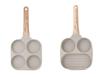 Three-in-One Non-stick Maifan Stone Breakfast Pan for Eggs & Burgers