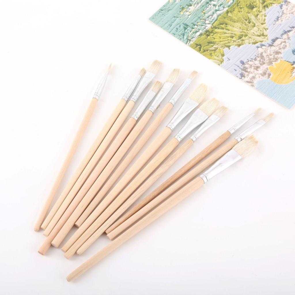 Soft Wool Brush for Ceramic Gold Painting