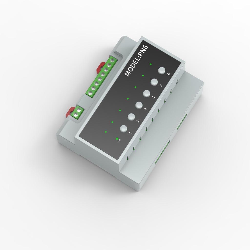 TUYA WiFi 6-Channel Switch Module, RCU Control for Hotels