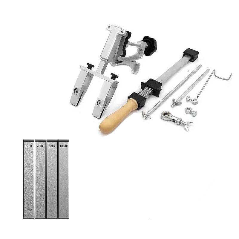 XK 2024 Fixed Knife Sharpener Kitchen Sharpening Stone Sharpeners Angle Professional Grinding System Diamond Whetstone Woodwork