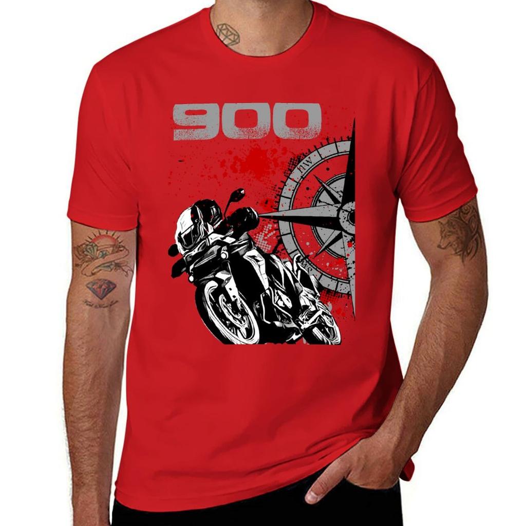 Tiger 900 Motorcycle T-Shirt Designer Shirts Shirts Graphic Tees Aesthetic Clothing Vintage Clothes Oversized T Shirts for Men