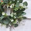 Realistic Eucalyptus Wreath Wedding Door Decor Party Home Styling Photography Prop