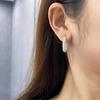 Elegant Diamond Ear Cuff Luxury Rhinestone Hoop Earrings Women Fashion Earrings