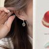 Amber Tears Oval 925 Sterling Silver Dangle Earrings - Sophisticated and Trendy Ear Ornaments for Women