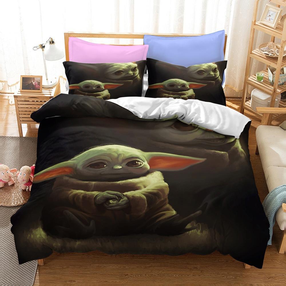 

Bedding Kit Yoda Master Series Size Three-Piece Quilt Cover AU Double 180x210cm