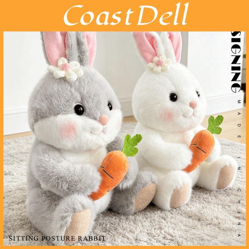 Plush Rabbit Toy With Carrot And Mushroom Design For Children Gift