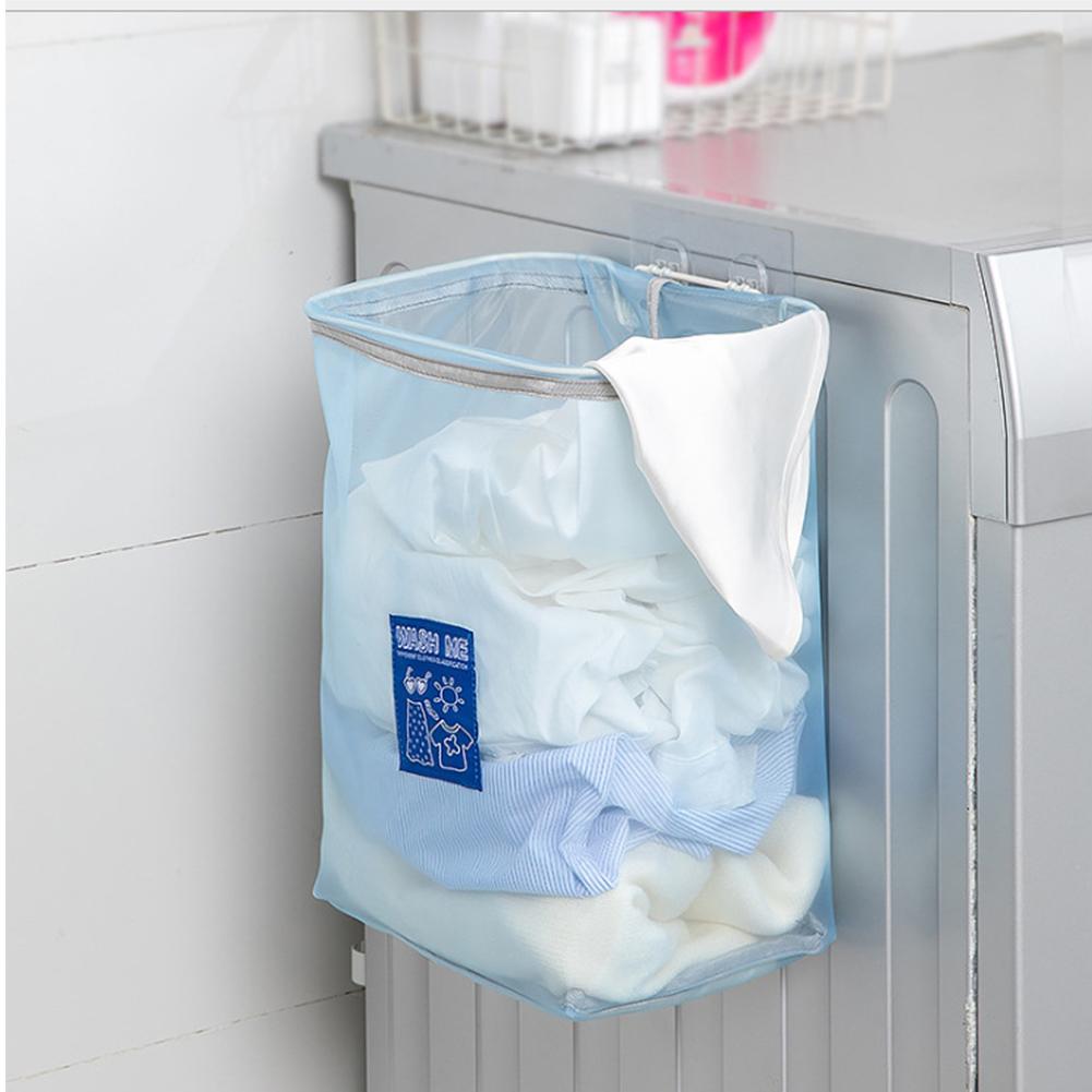 Wandmontierter Schmutzwäschekorb Aufbewahrungskorb Haushaltsgebrauch Organizer Badezimmer Raum Kleidersortierwerkzeug