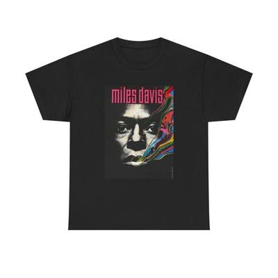 Miles Davis T-Shirt Retro Poster Vintage Schwere Baumwolle