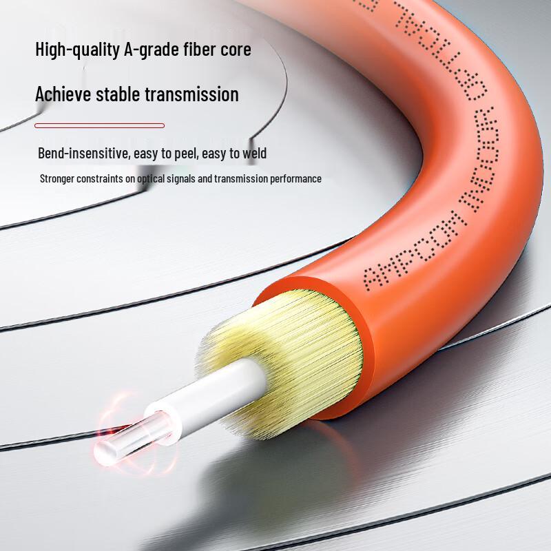 AMPCOM LC-LC Multimode Duplex Fiber Optic Patch Cable