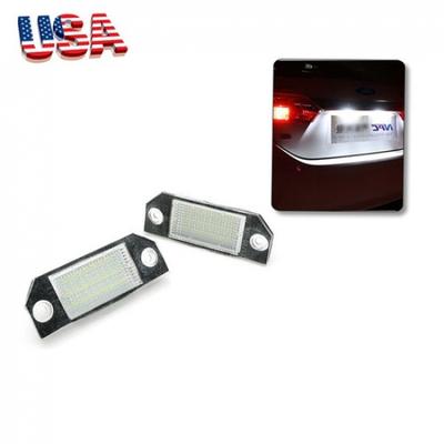 2Pcs Vehicles License LED Number Plate Lights For Ford Focus C-MAX /MK2