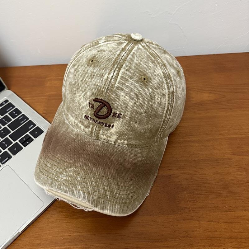 Spring Summer Embroidered Tiedye Baseball Cap With Adjustable Fit For Women And Men