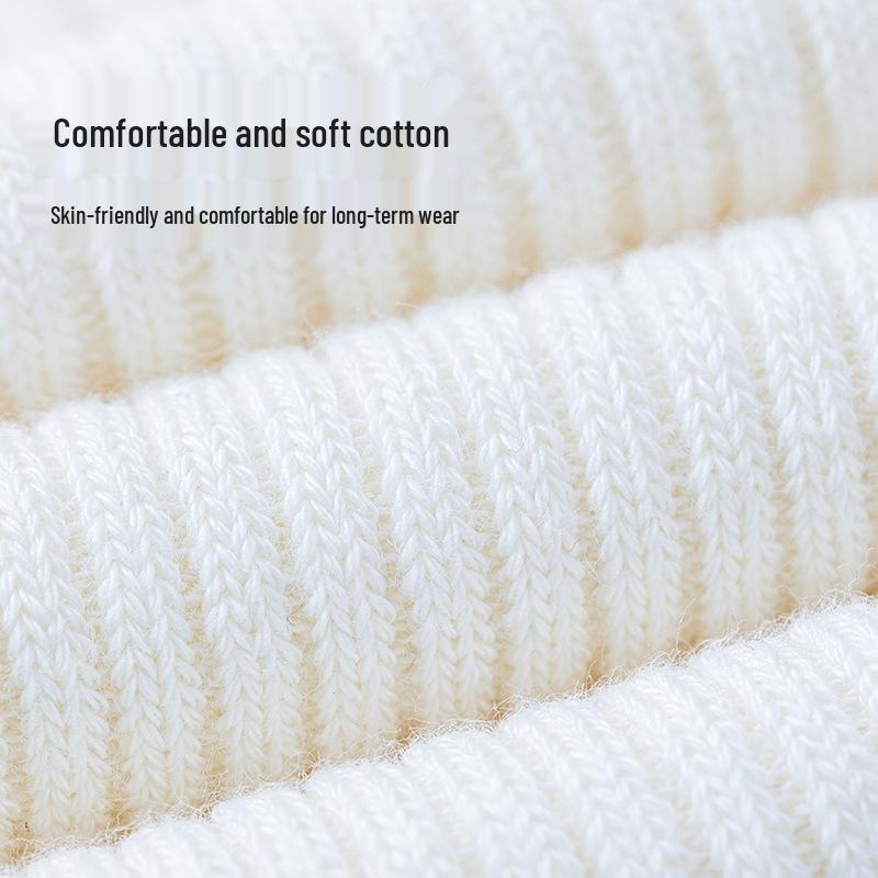 Children's TikTok Style Thin Fleece Tights - Autumn/Winter - Gray/Black Leggings