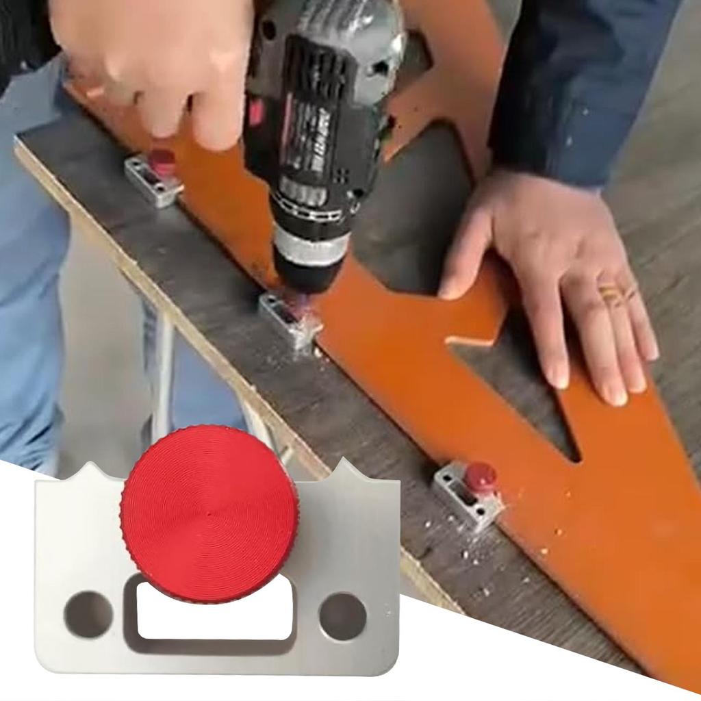 Drill Guide Locator Adjustable Alloy Heavy Duty Pocket Hole Jig Woodworking Doweling Locator For Factory Studio Furniture Store