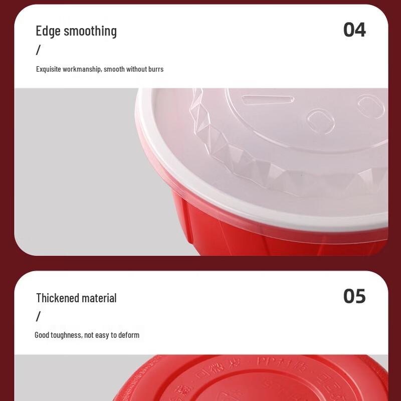 Ronghe Disposable Round Food Containers