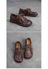 2024 Spring Women's Retro Soft Leather Casual Lace-Up Shoes
