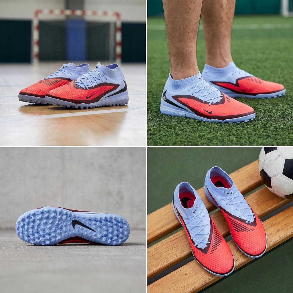Nike Phantom 6 High Academy TF Scary Good Pack Men Sneakers Blue Royal-Tint Bright-Crimson HQ2277-400