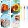 50/100PCS Sweater Needles 7cm Size Multicolor Plastic Large Eye Crochet Suture Needle for Craft Clothing Shoes Stitch Needle ZYF
