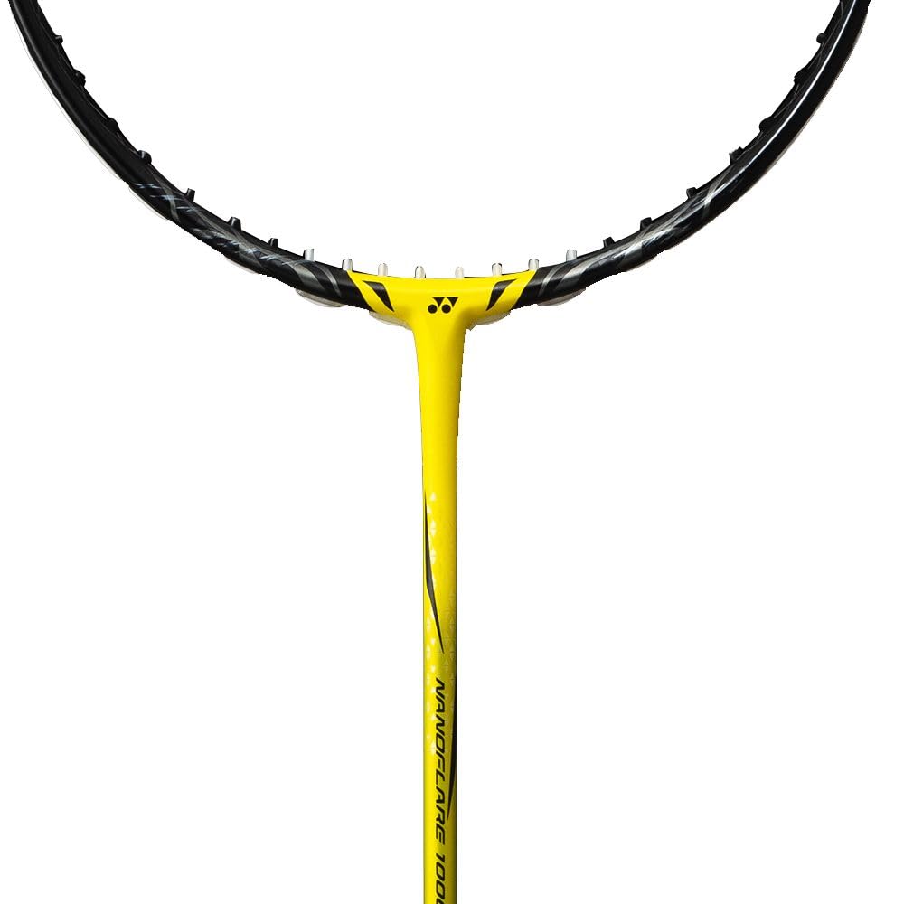 Yonex NANOFLARE 1000 Play Badminton Racket 4U 5G Lightning Yellow Smash Speed Medium Stiff Aero Frame Explosive Sonic Flare System Headlight Made in