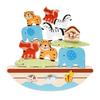 Toy Life Childrens/Kids Wooden Animals Stacker Toy