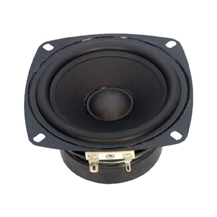 Repair Speaker Driver 4Inch Square Full Frequency Replacement 6Ohm 10W with External Magnetic Subwoofer Multimedia Portable Amplifier