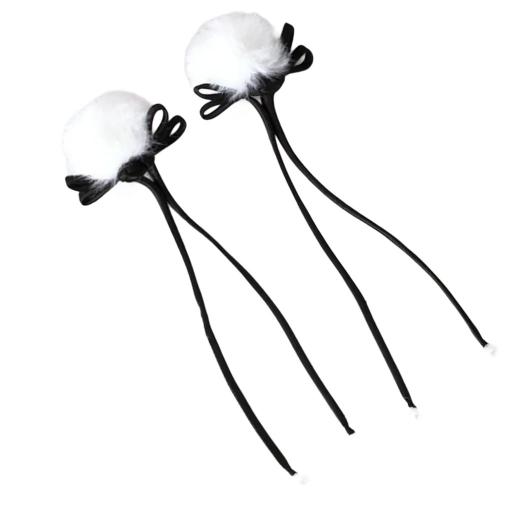 Fun Panda Ear Hair Clip Fashionable Hair Accessory Anime Hair Ornament for School Event Festivals and Everyday Wear