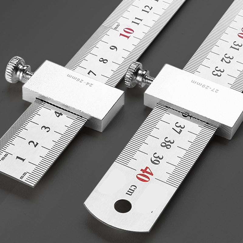 High Precise Ruler Stops Measuring Block 20mm/26mm/29mm/39mm Positioning Block for Engineers and DIY Enthusiasts