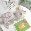 Princess Style Pet Floral Skirt Mesh Skirt Dog Dresses Cute Cat Dress  Dog Cat