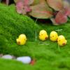 5/10 Stück Mikrolandschaft Moos Gartenarbeit Sukkulenten Landschaftsgestaltung Ornament Cartoon 1CM Gelbes Huhn Dekorative Zubehörteile PVC