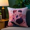 Cartoon H-HeartstopperS Pillow Case Plush Linen Soft Double Sided Printed Design Throw Cushion Decorative Home