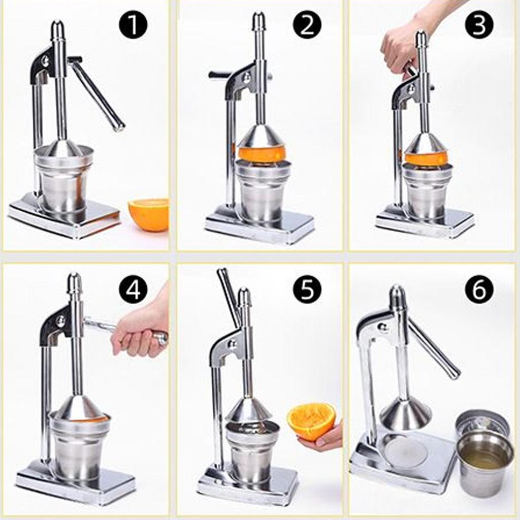 Citrus Juicer Manual Lemon Juicer Squeezer Juice Extractor Citrus Press Stainless Steel Kitchen Tools for Home Restaurant Office