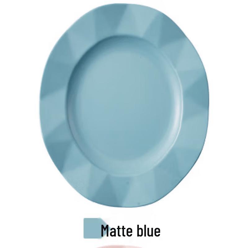 

ZISIZ Nordic Melamine Divided Dinner Plate