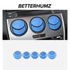 Betterhumz For Mazda 6 2003-2015 Made of Alcantara Center Console Air Vent Outlet Trim Stickers Car Interior Accessories
