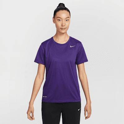 Nike Dri Fit Regular T Shirt Women s Garden Purple XS