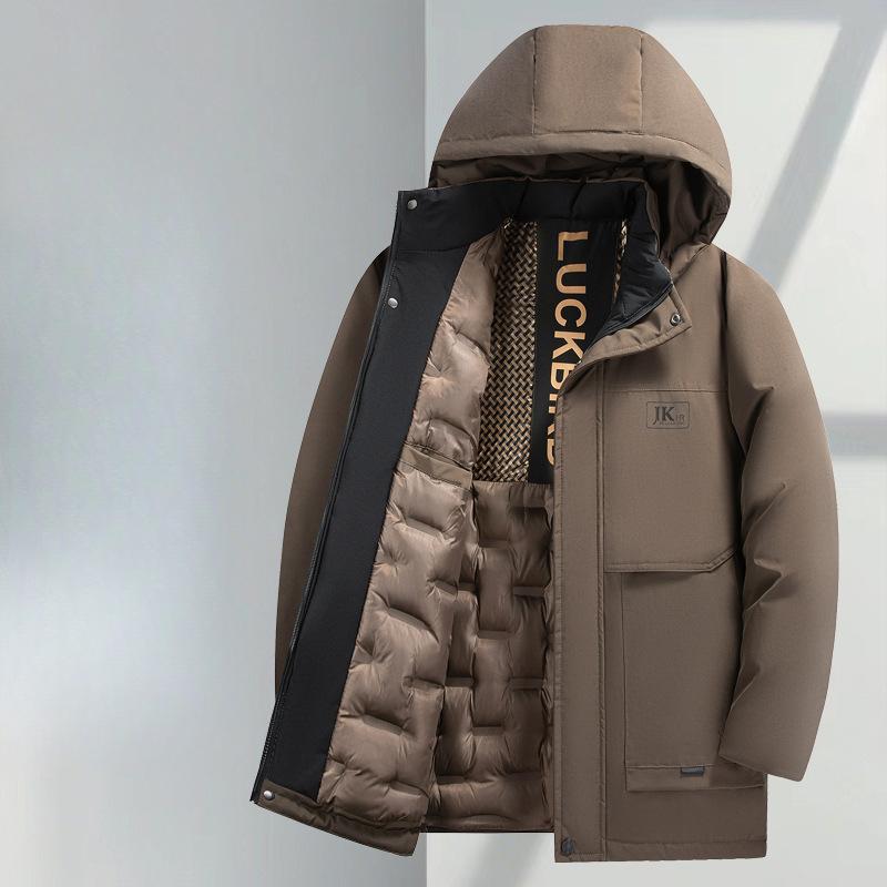 Middle-aged Men's Padded Jacket, Dad's Grandfather's Winter Men's Padded Jacket