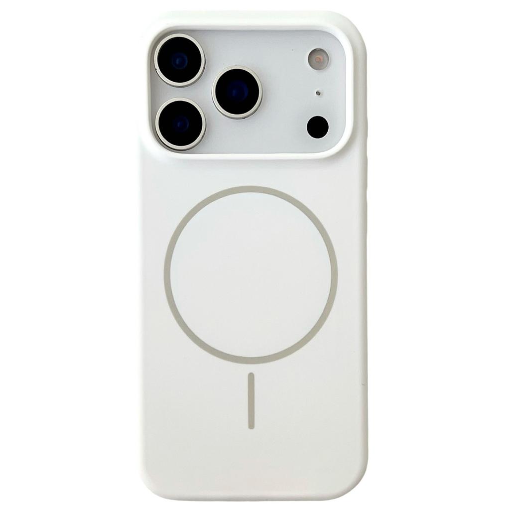 For iPhone 17 Pro Case Compatible with MagSafe Liquid Silicone Anti-Drop Phone Cover