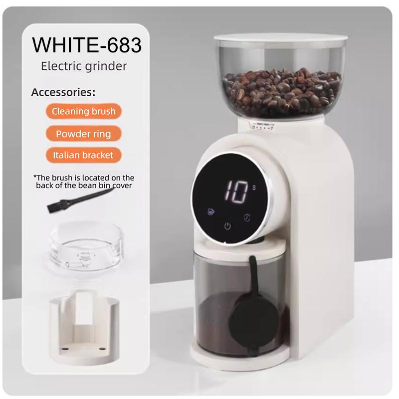 Electric Bean Grinder Coffee Bean Grinder Hand-operated Italian Grinder Household Small Size Coarse and Fine Can Be Researched