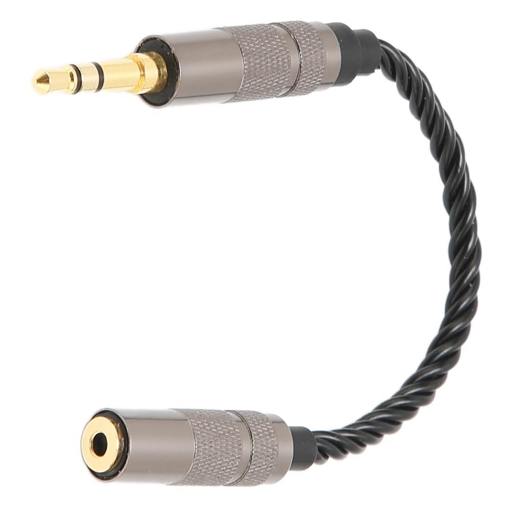 Lossless Sound Headphone Jack Conversion Cable 4 Strands of Stranding Cable  Music Listening